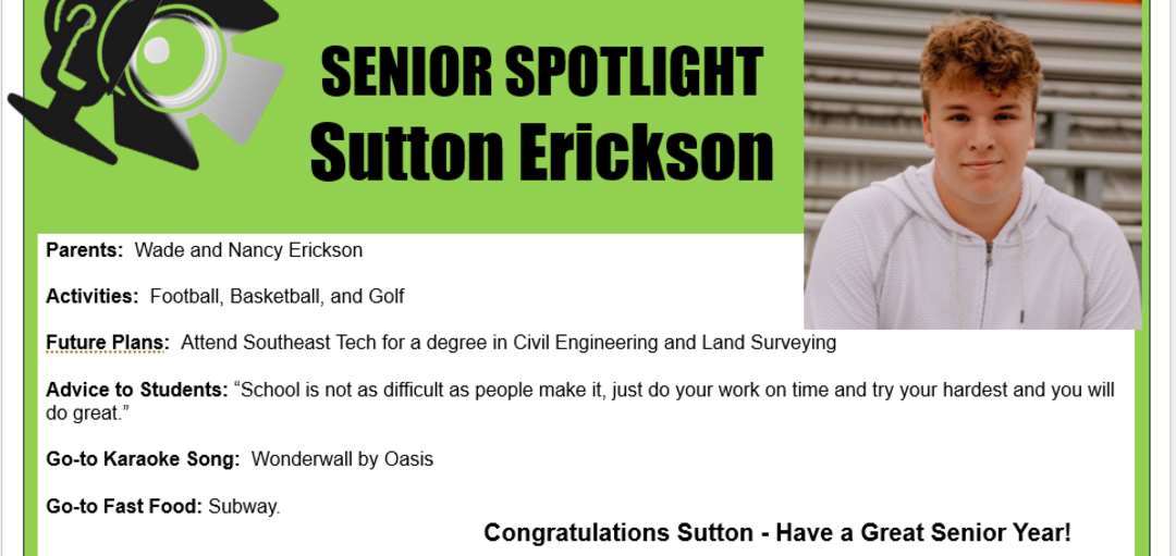 Sutton Erickson Spotlight