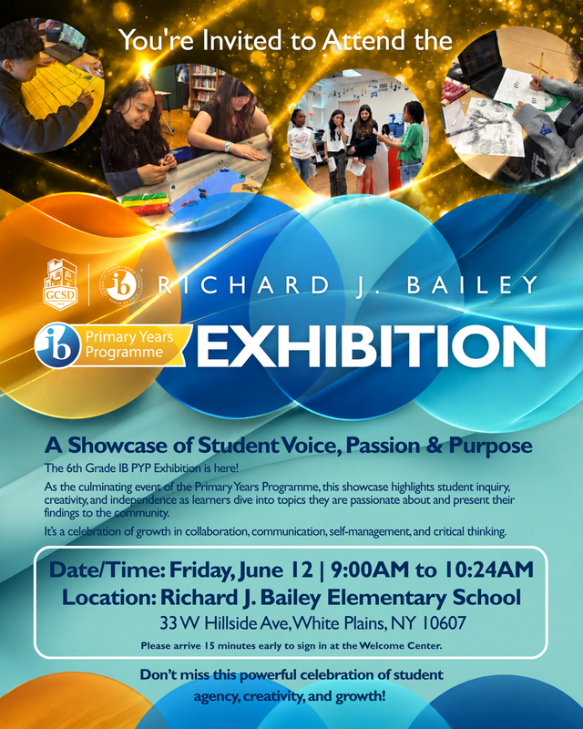 RJB IB PYP Exhibition ENGLISH