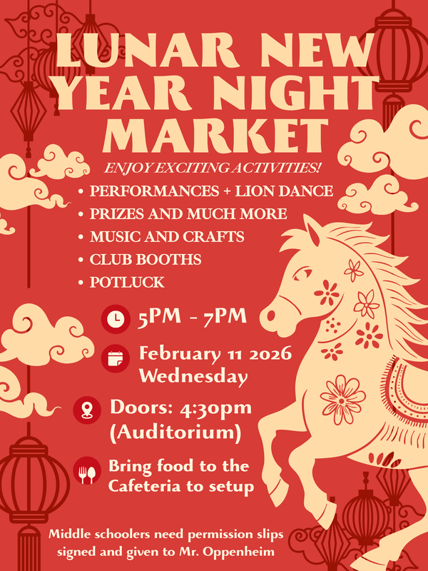 2026 EWSIS Lunar New Year Night Market Invitation