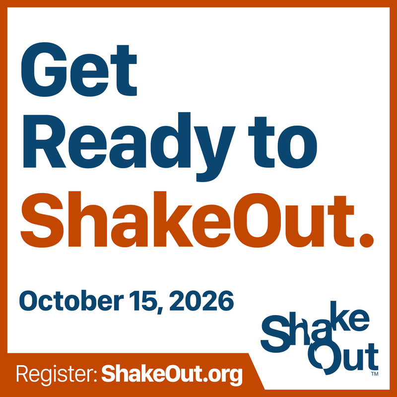 Great California ShakeOut on October 15