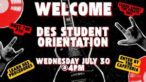 DES Student Orientation