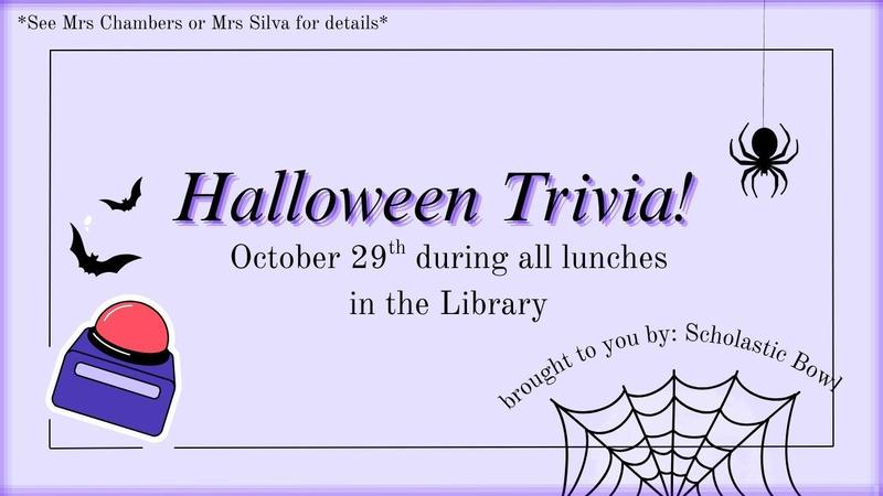 Scholastic Bowl Halloween Trivia