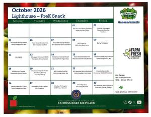 October Menu