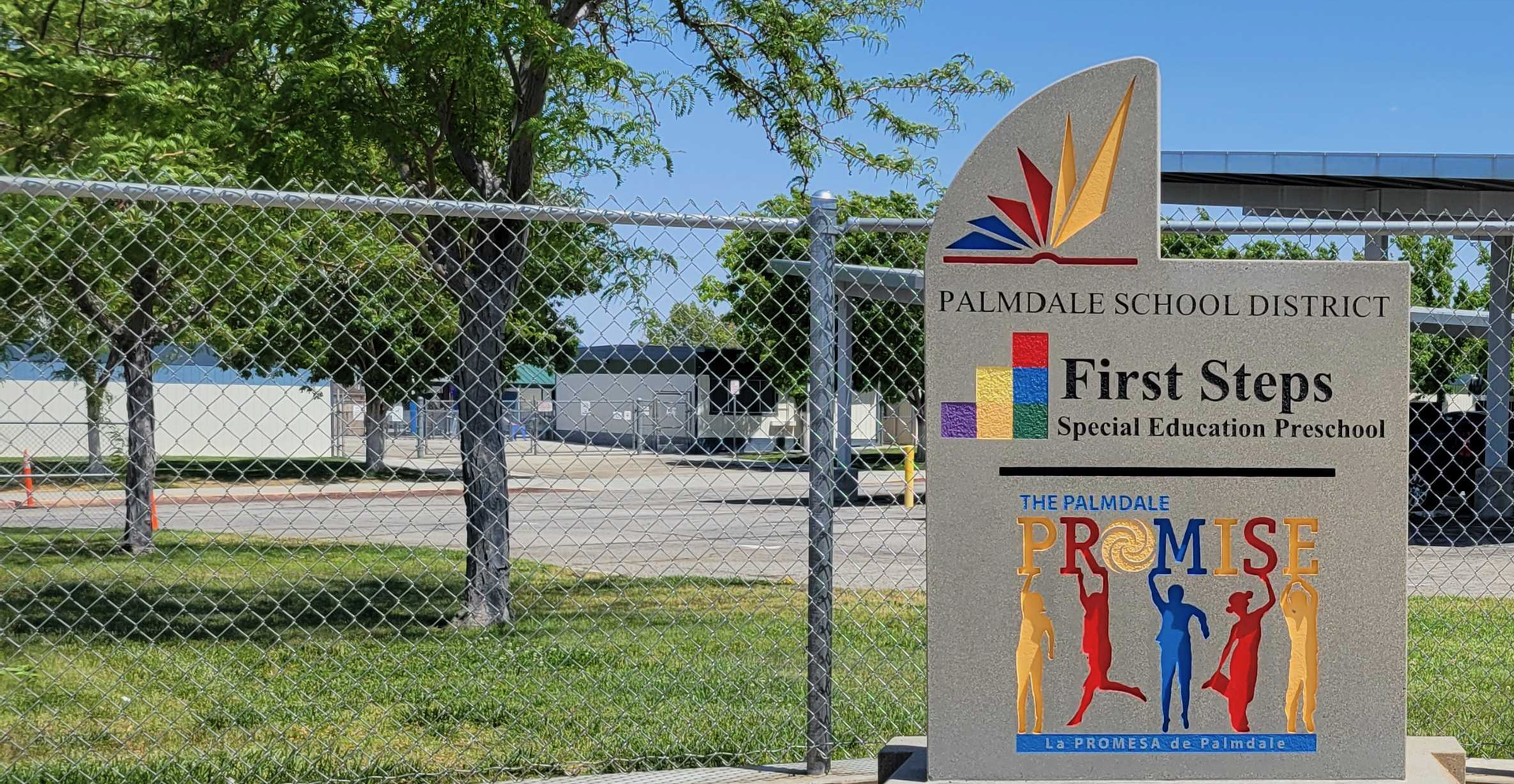 First Steps Street Side Sign