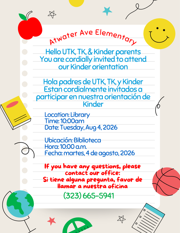 Kinder Orientation