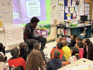 Marcio Semedo reading Say Anything