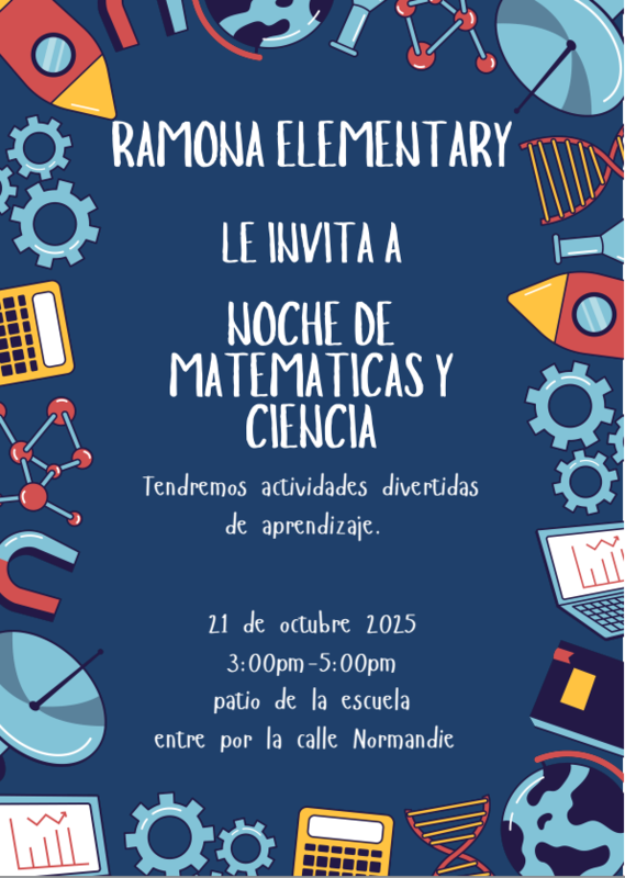 Math & Science Night Spanish