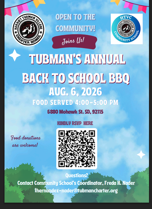 Back to School BBQ August 6th 4:00-6:00 pm Featured Photo
