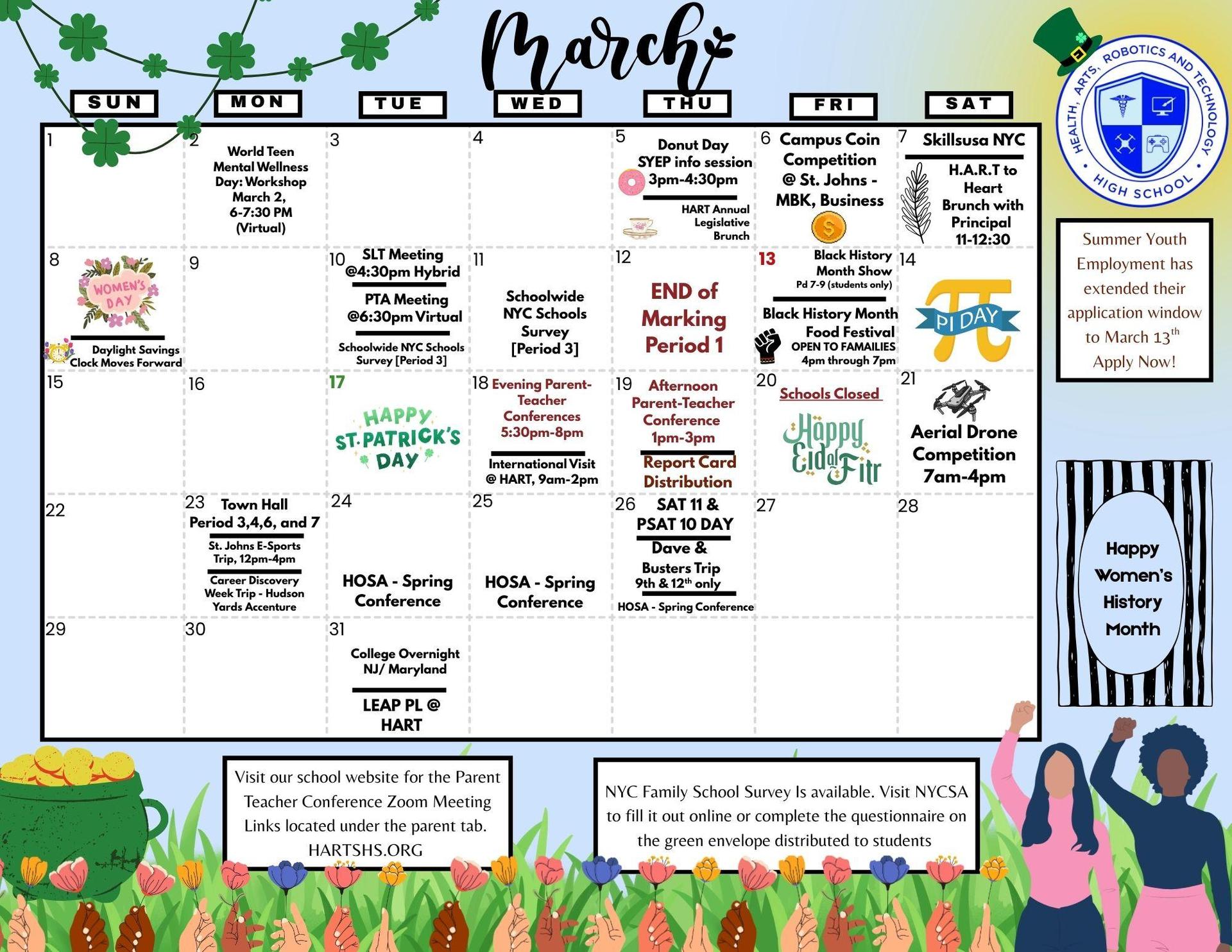 March Calendar 