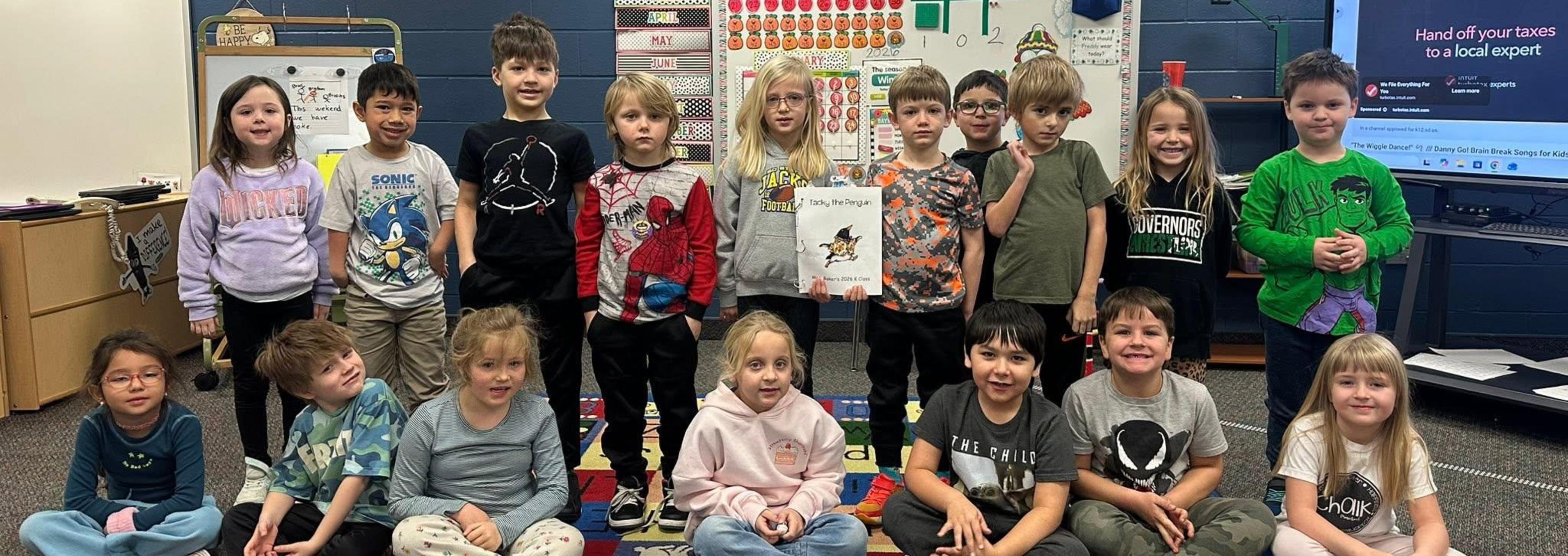 Elementary Students in Classroom