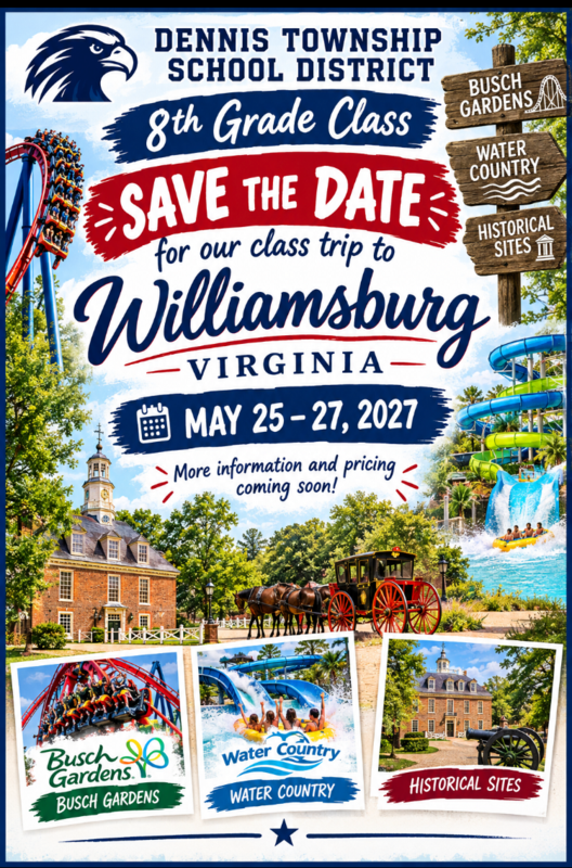 8th Grade Trip - Save The Date