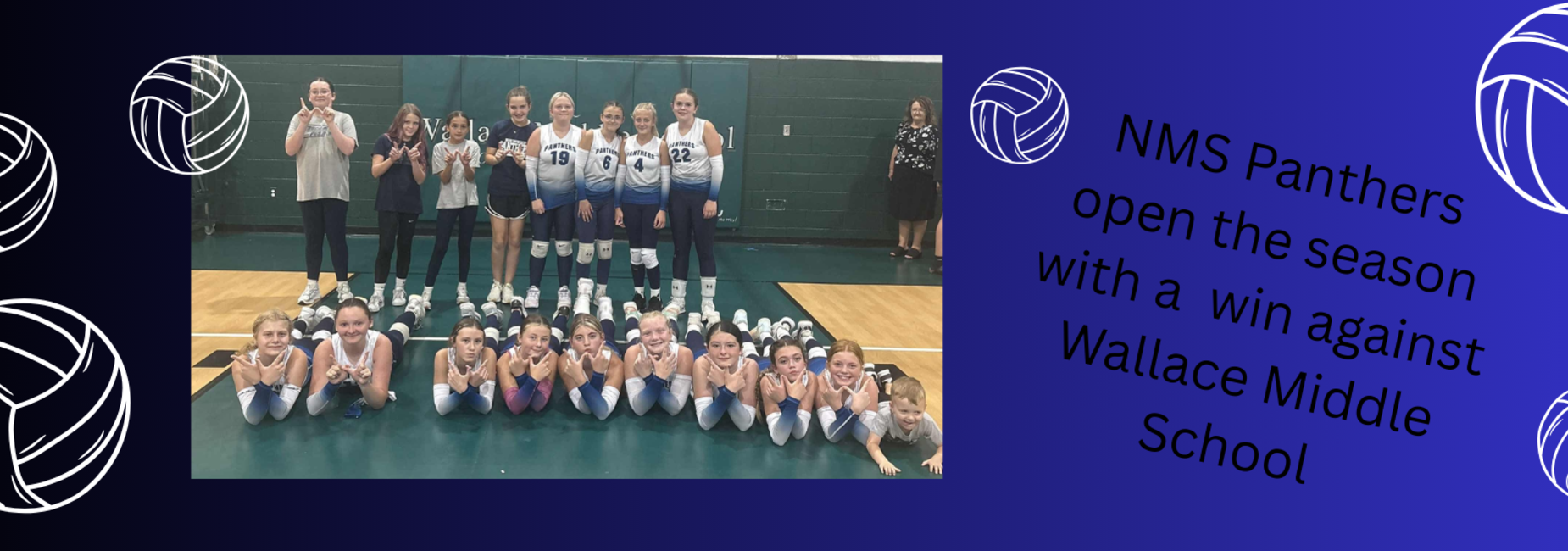 NMS Volleyball wins in their season opener