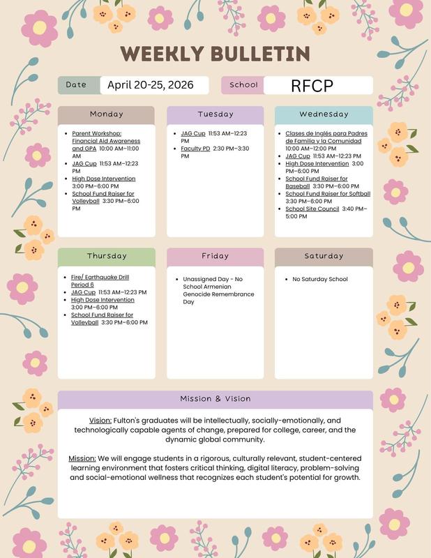 Weekly Bulletin