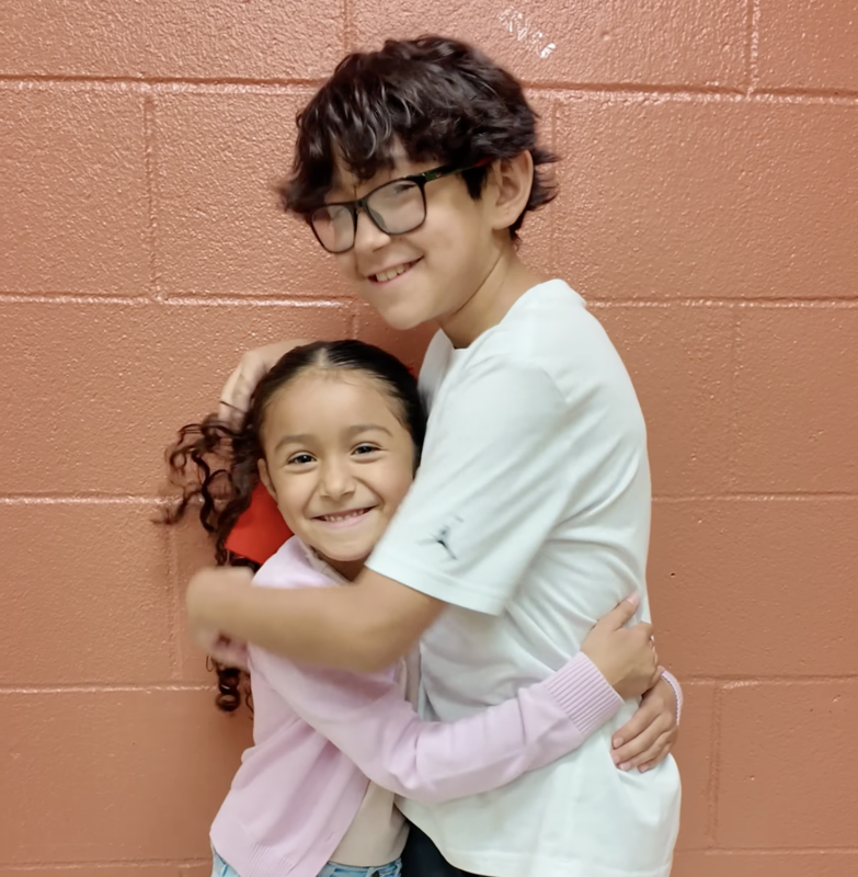 Siblings at Freddy Gonzales