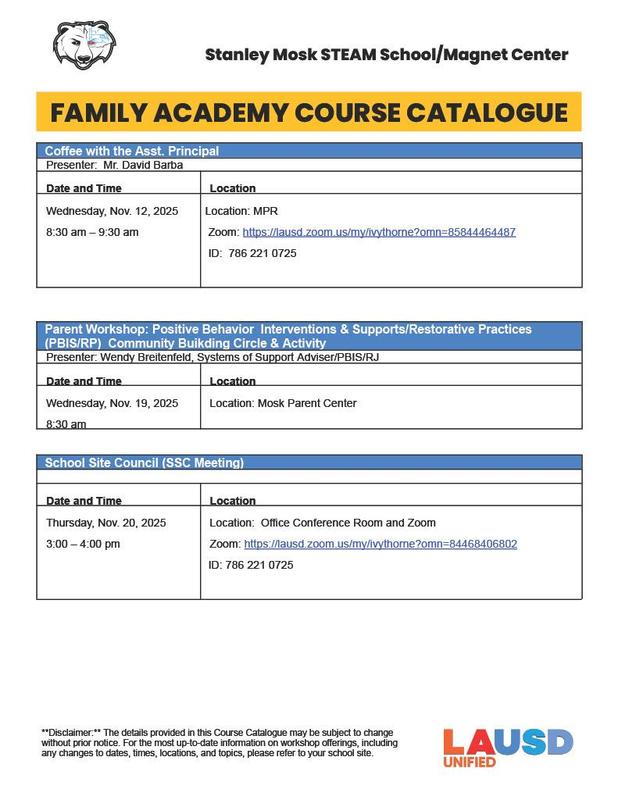 November Flyer 2 English