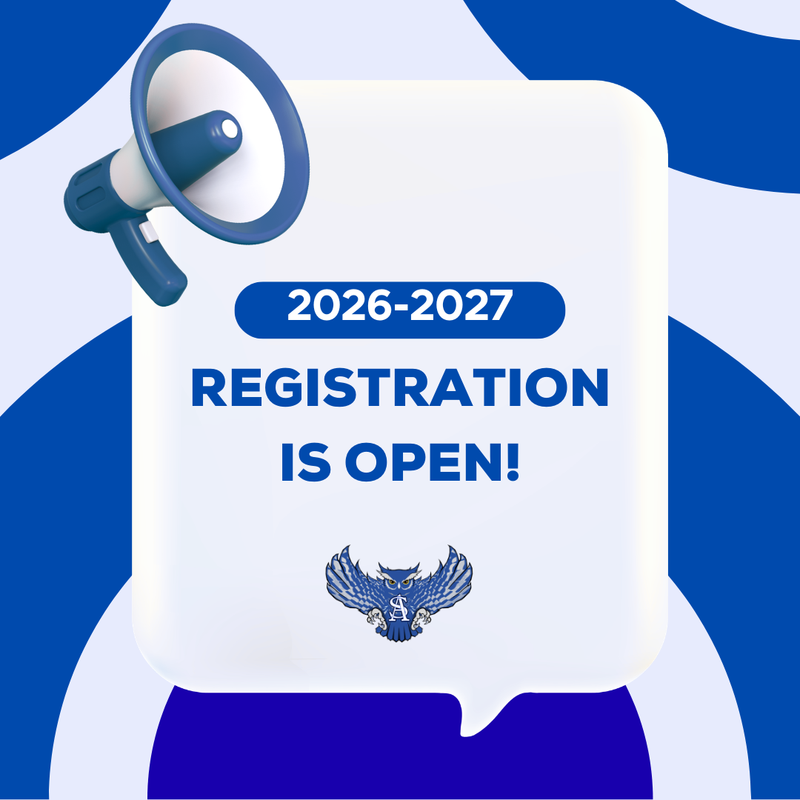 2026-2027 Student Registration is Open!