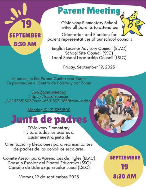 Parent Meeting Flyer