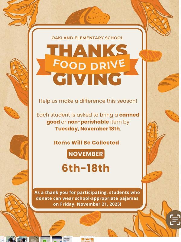 Thanksgiving Food Drive Donation