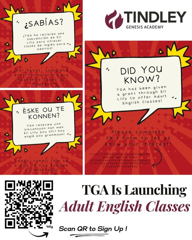 TGA English Class Form