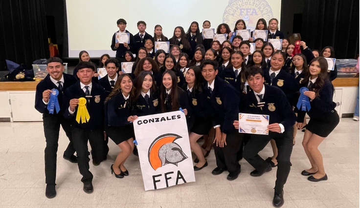 FFA members competed in the Monterey Bay Sectional Opening & Closing Ceremony Contest