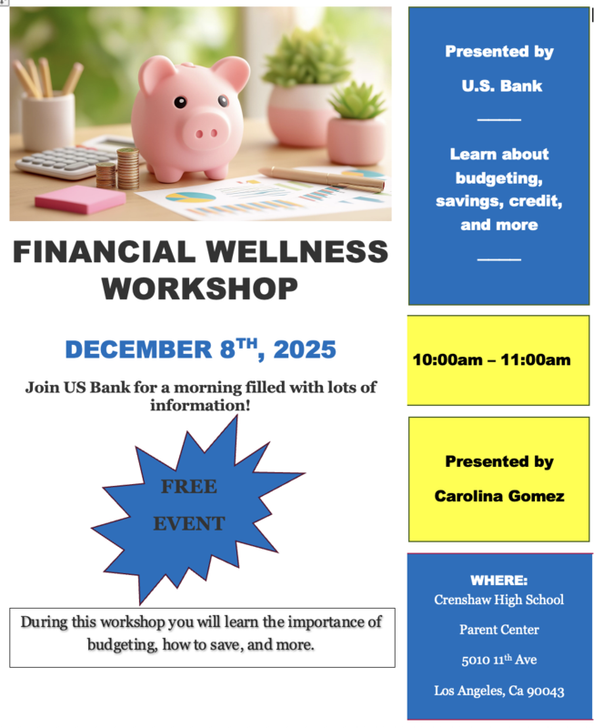 US Bank Financial Wellness Workshop