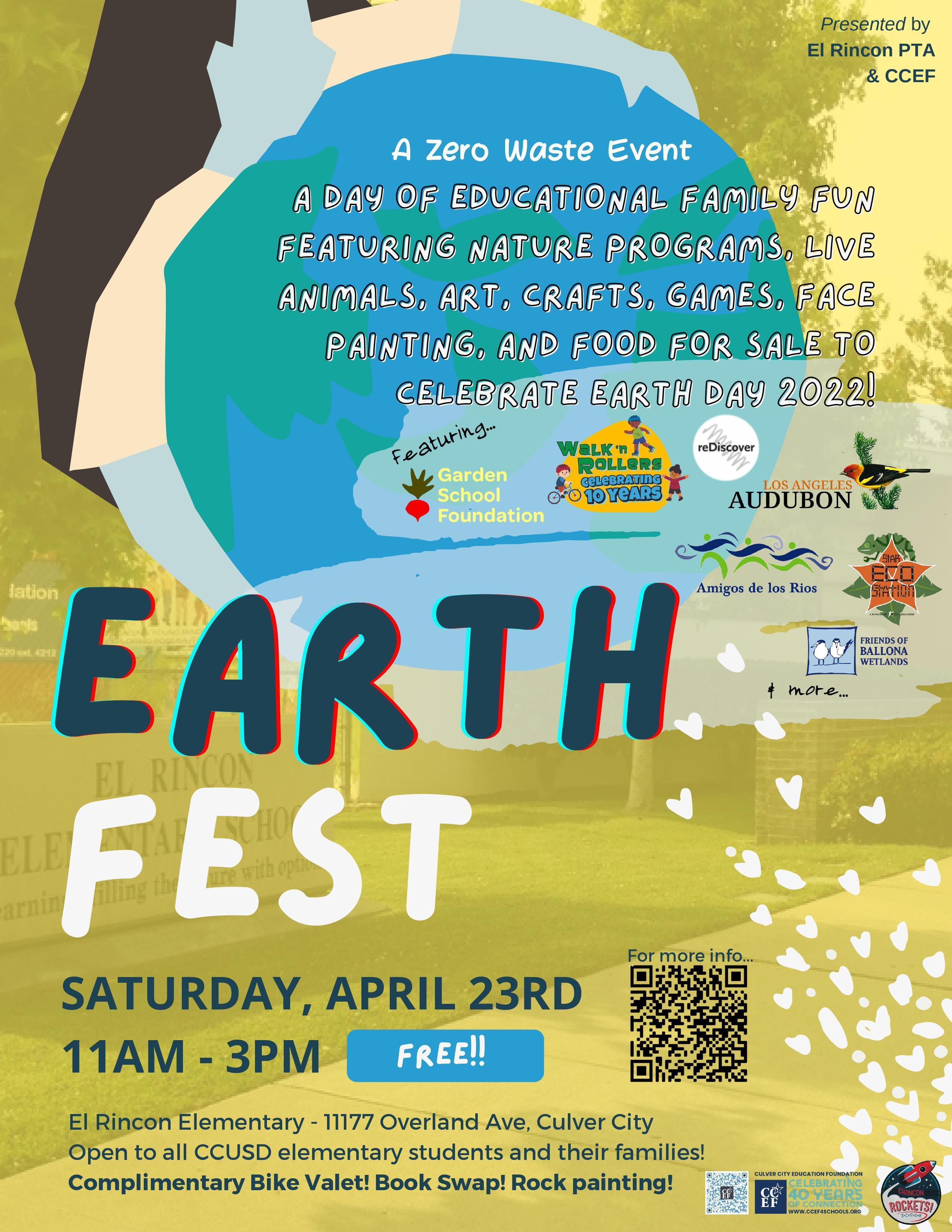 EarthFest 2022 Parent Teacher Association El Rincon Elementary School