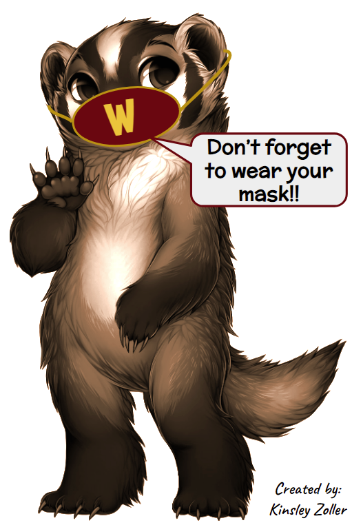 Don't forget to wear your mask