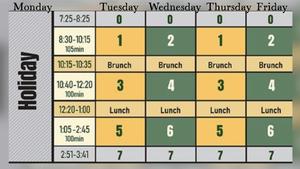 Bell Schedule