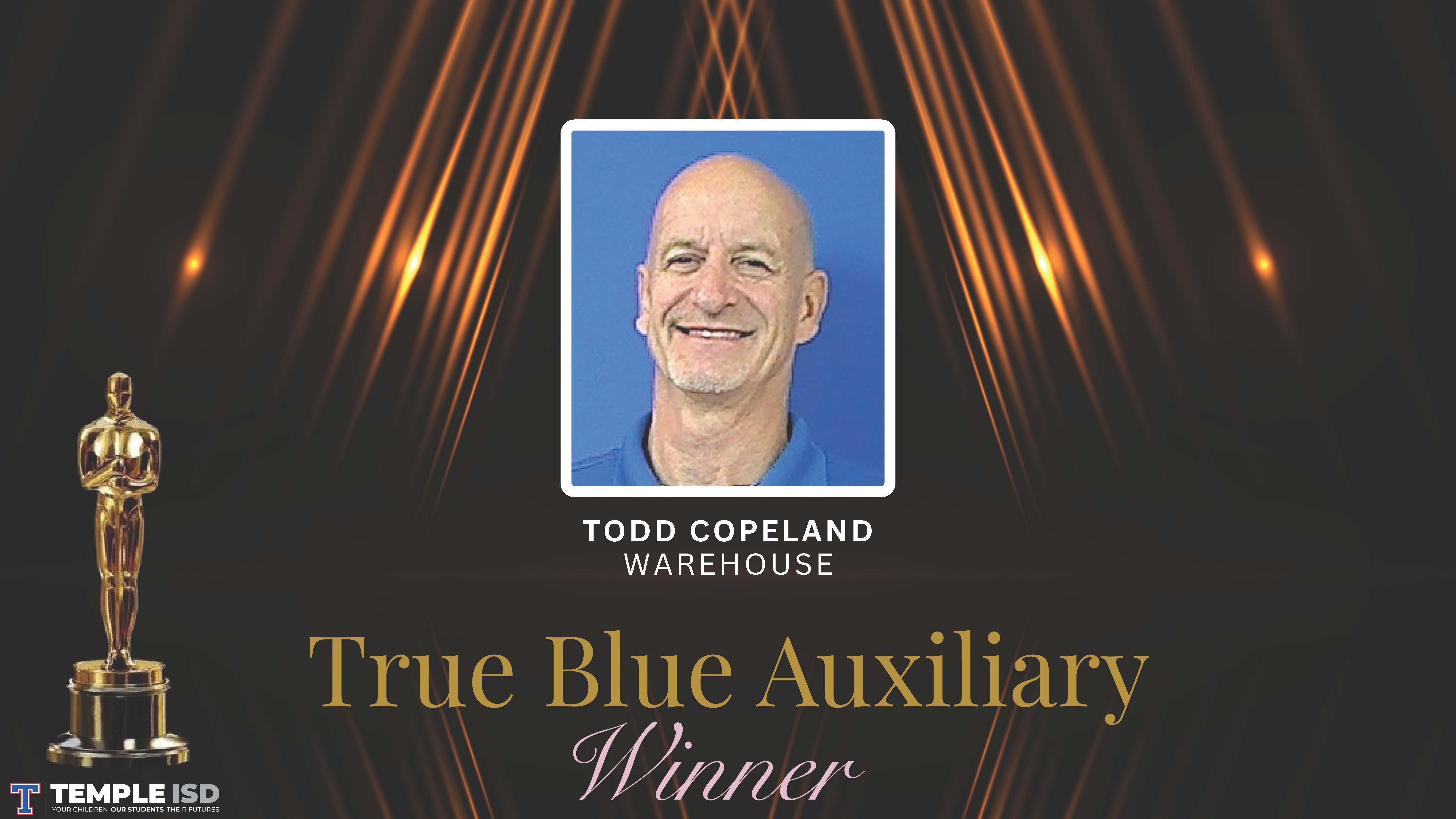TISD Auxiliary Staff of the year.