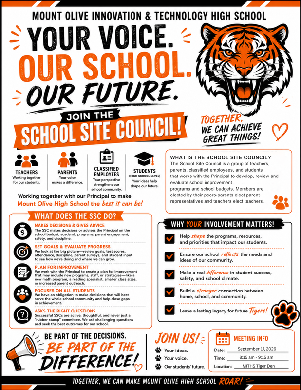Orange and Black School Site Council