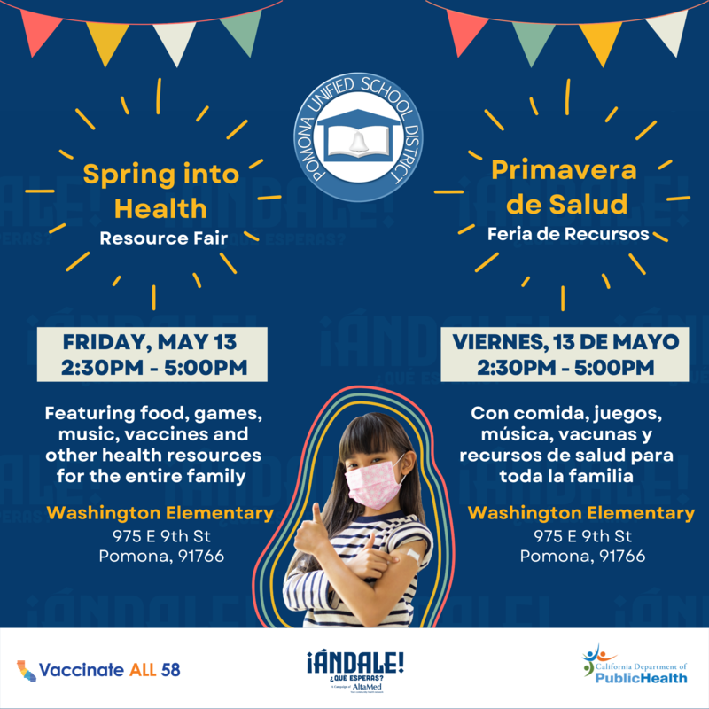 Spring into Health Resource Fair - Primavera de salud feria de recursos