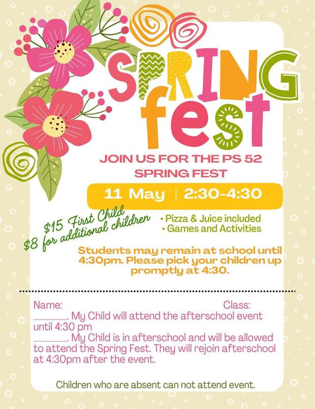 spring festival flyer english