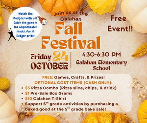 fall festival flyer