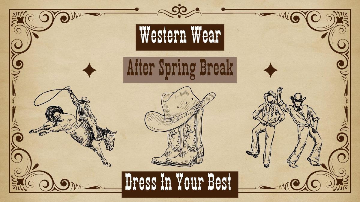 western boots and hat