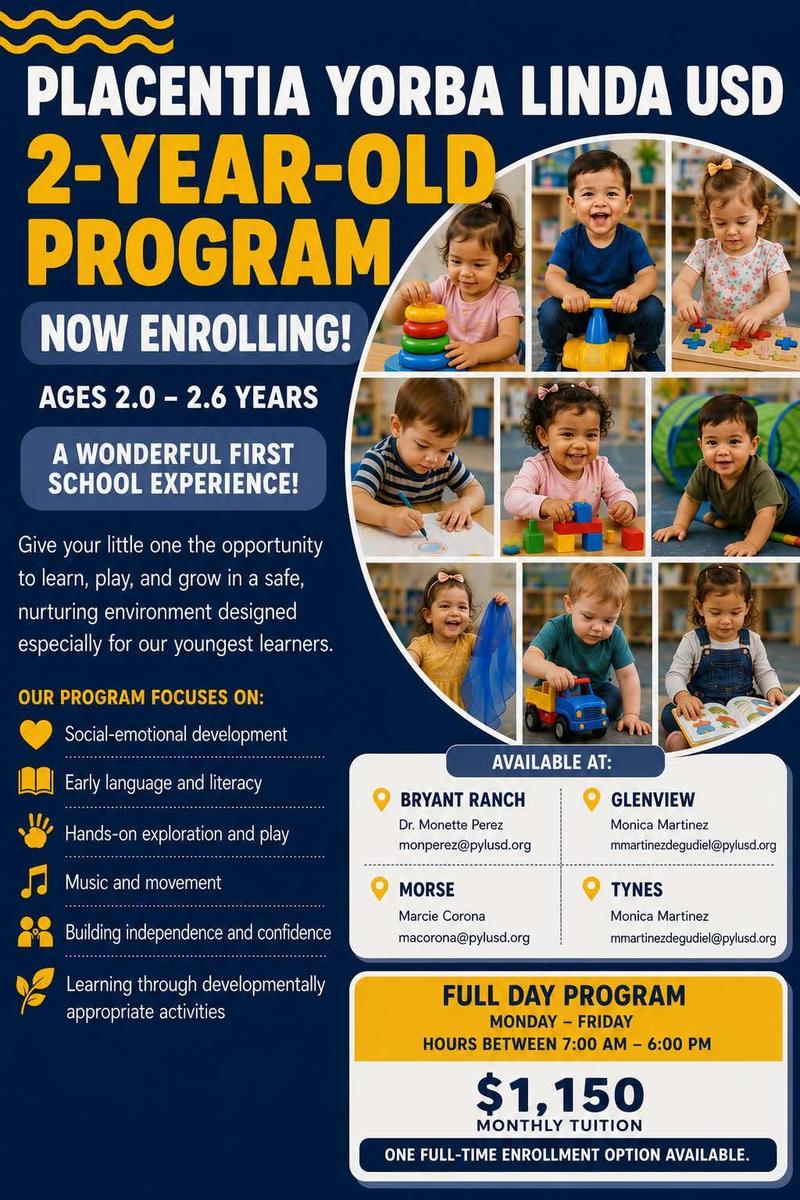 2 year old registration Flyer