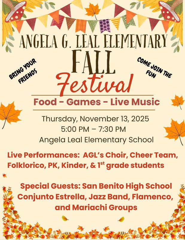 Angela G. Leal Elementary Fall Festival!