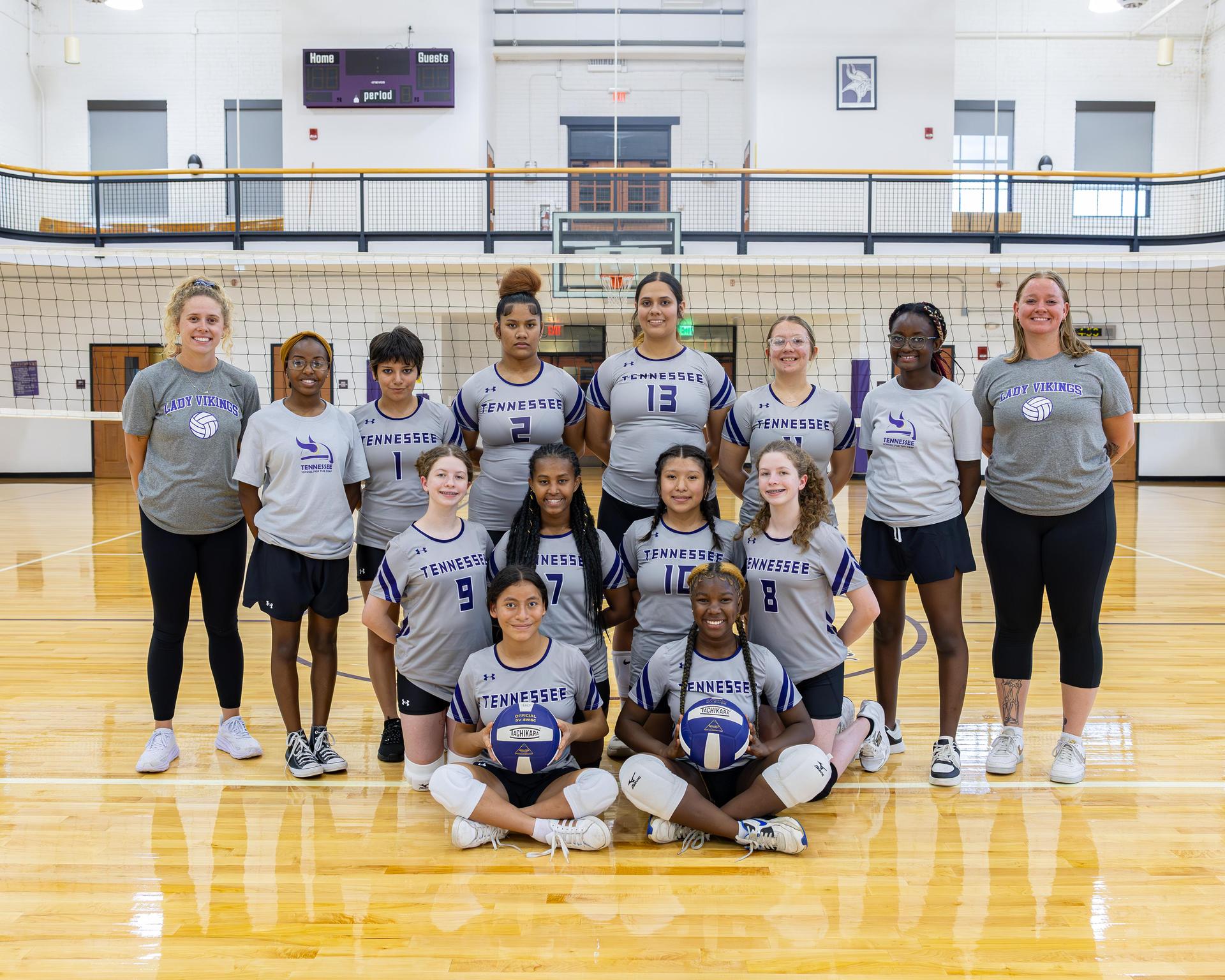 Volleyball Team's Portrait
