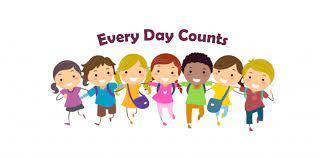 Illustration of diverse children together with the text 'Every Day Counts'.