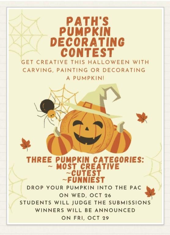 PATH Pumpkin Decorating Contest