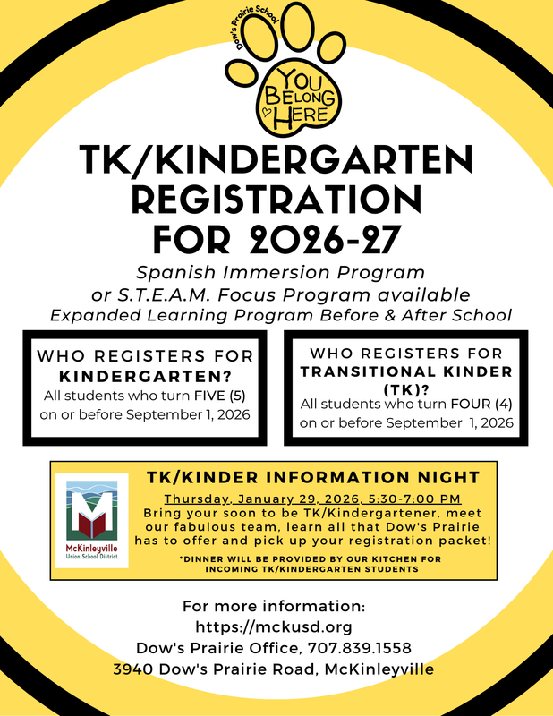 TK/Kinder Information Night