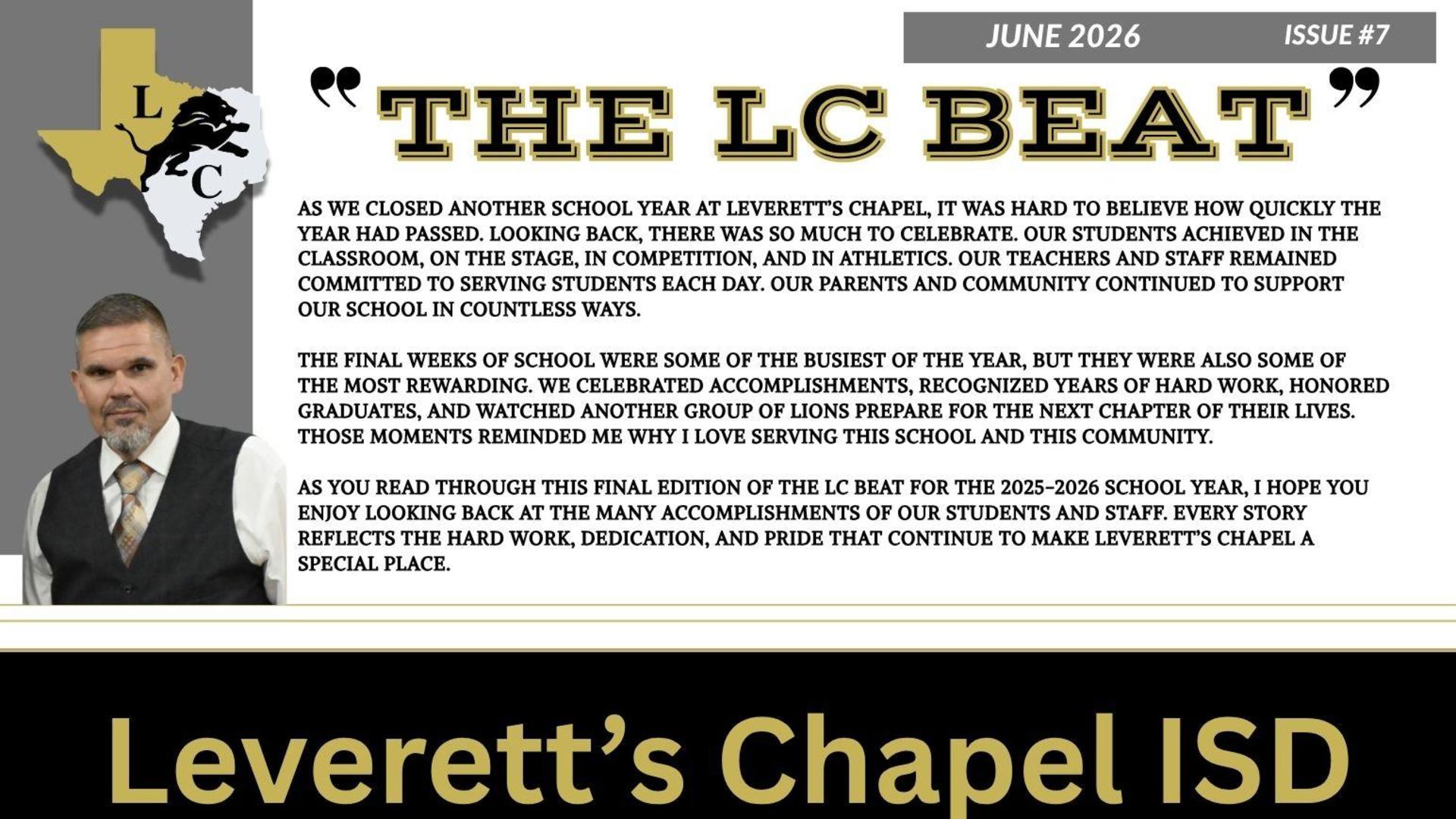 The newest edition of the LC Beat.