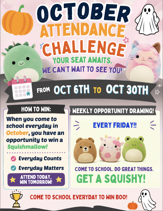 Attendance Challenge for October