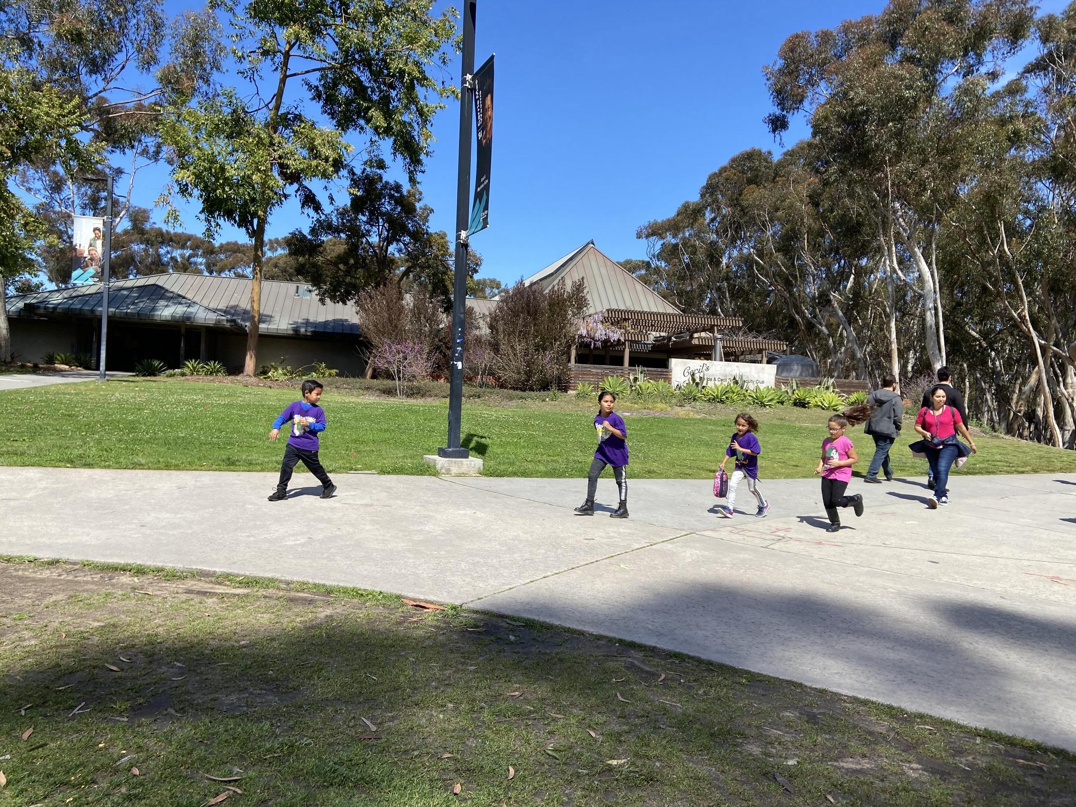 UCSD Field Trip Running Club Machado Elementary School