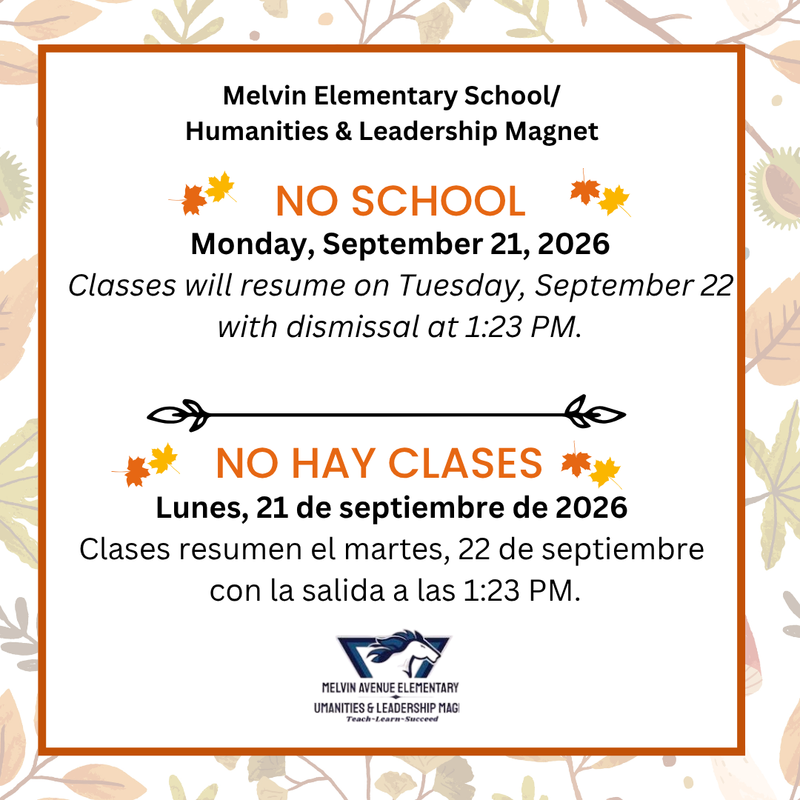 No school September 21