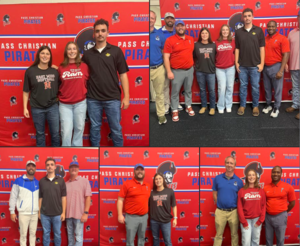 Congratulations to these amazing student athletes on signing to compete at the next level!