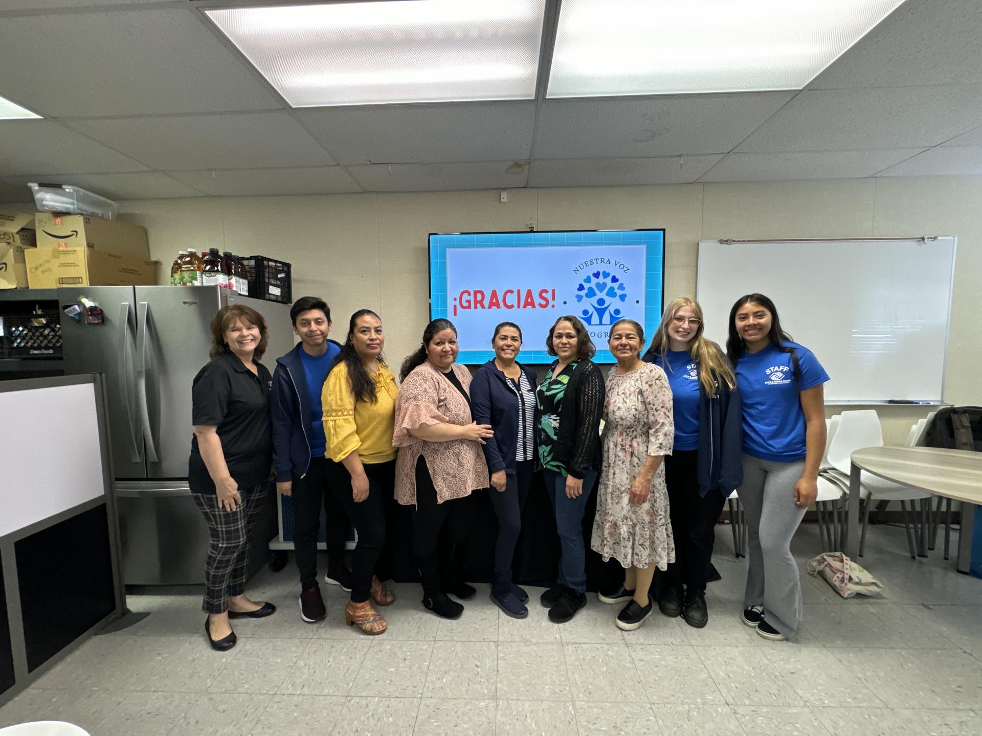 Staff and Parents at FRC