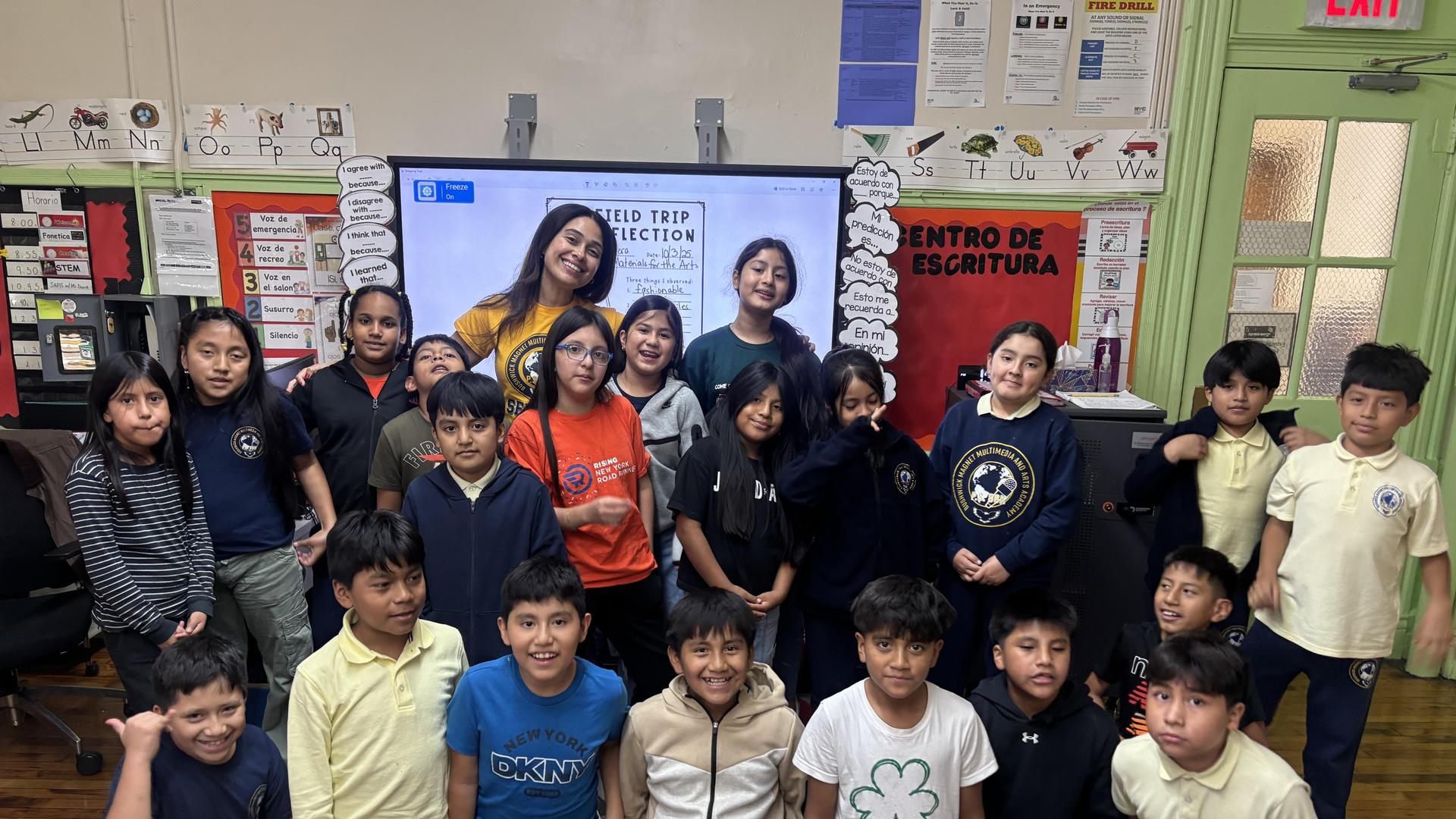 group of students smiling