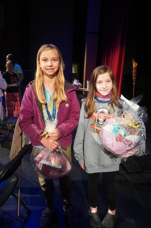 Two fifth grade students who read all the books on the book list.
