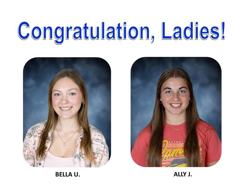 Bella & Ally will play in the North Area Honor Band at NSU