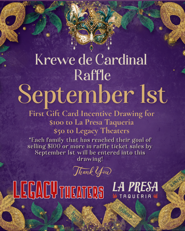 Krewe Raffle 1st Drawing - September 1st Featured Photo